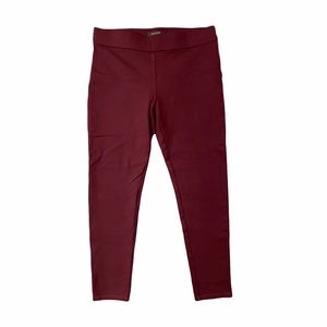 NWOT Ann Taylor Burgundy Leggings 10